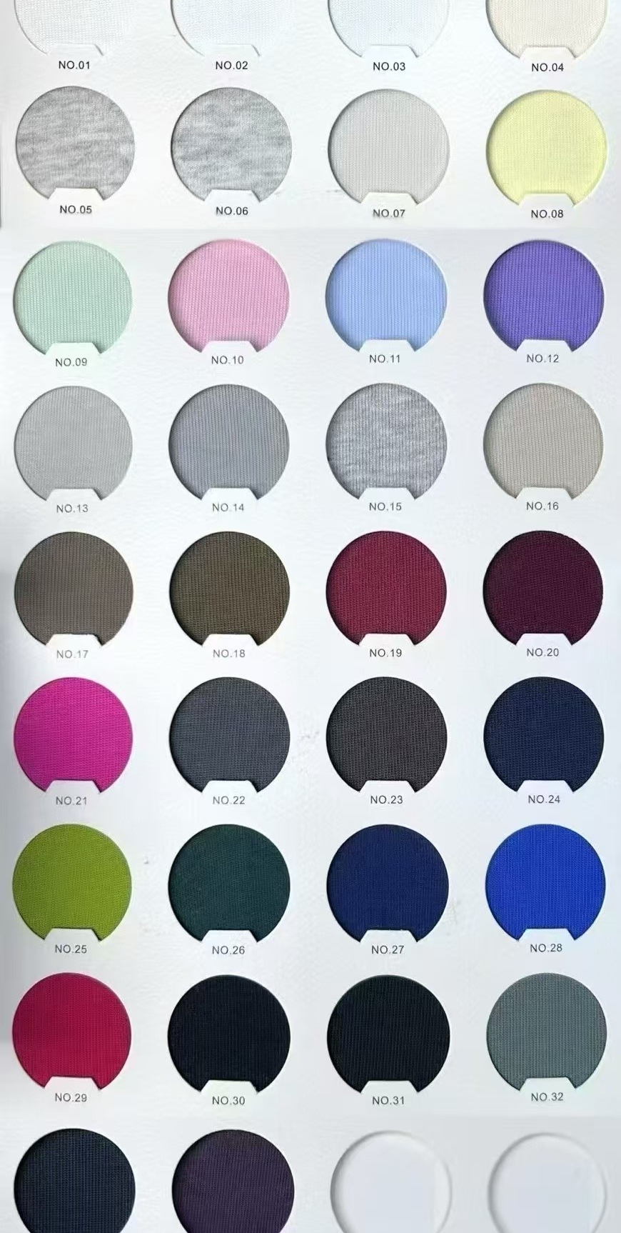 21S Double Yarn Cotton Jersey Fabric | Heavyweight Plain Knit Fabric for Streetwear - Image 3